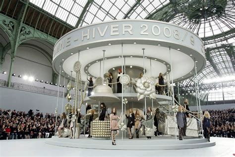 chanel fashion runway|most memorable chanel show sets.